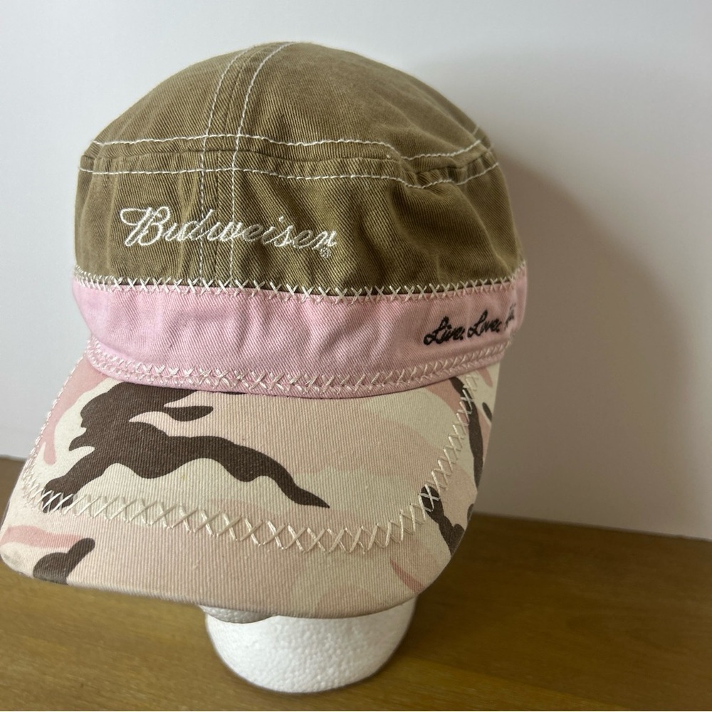 Pink and Tan Camouflage Hat - Picture 3 of 7